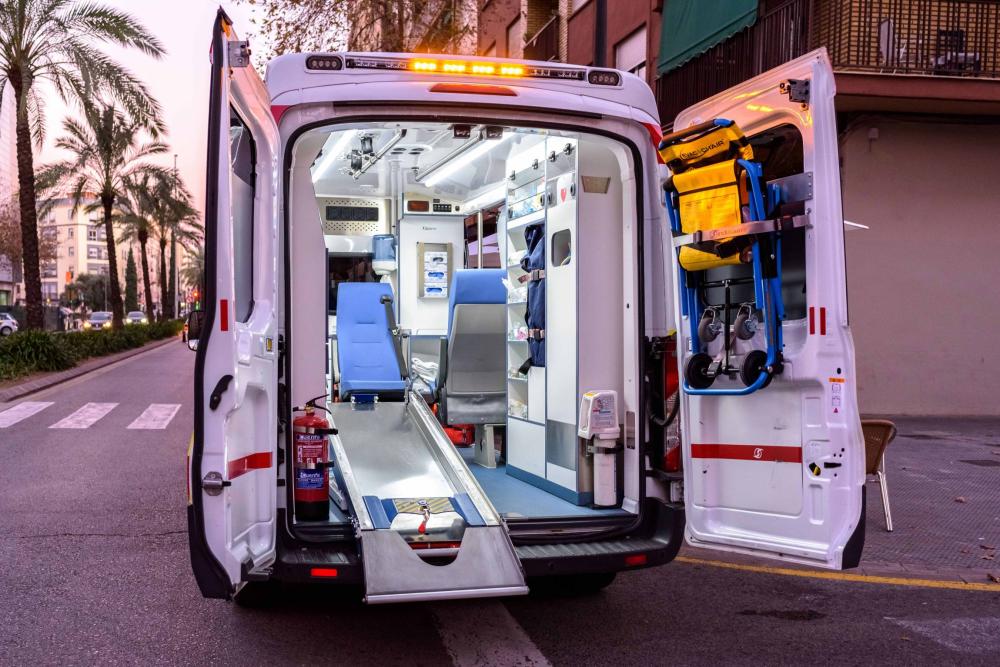 ambulance ouverte